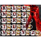 26 Artes para Caneca Alfabeto Sangue Arquivo Editável  2