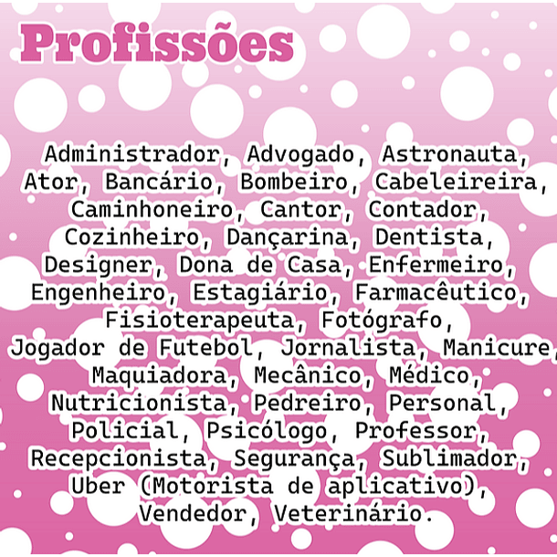 Kit Digital Stitch Profissões Vol. 1 em Png  2