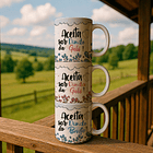 12 Artes para Caneca Dindos(a) Arquivo Editável  7