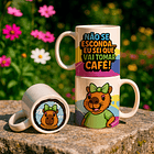4 Artes para Caneca Capivara Debochada Arquivo Editável 2