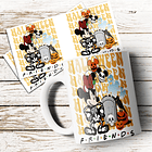 8 Artes para Caneca Halloween Personagens Arquivo em Jpg 1