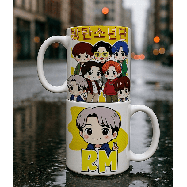 10 Artes para Caneca Calendário Bts Arquivo Editável  2