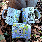 8 Artes para Caneca Labubu Caneca Colorir Arquivo Editável  6