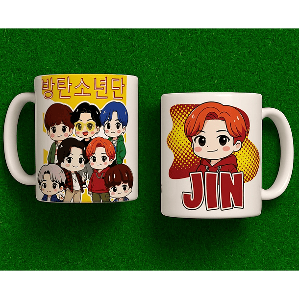 10 Artes para Caneca Calendário Bts Arquivo Editável  3