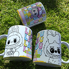 8 Artes para Caneca Labubu Caneca Colorir Arquivo Editável  7