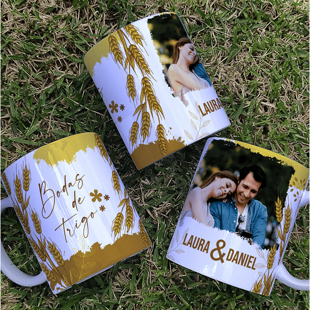 9 Artes para Caneca Bodas Casamento Arquivo Editável  7