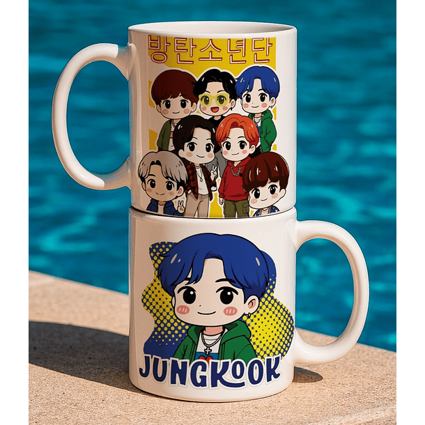 10 Artes para Caneca Calendário Bts Arquivo Editável  6