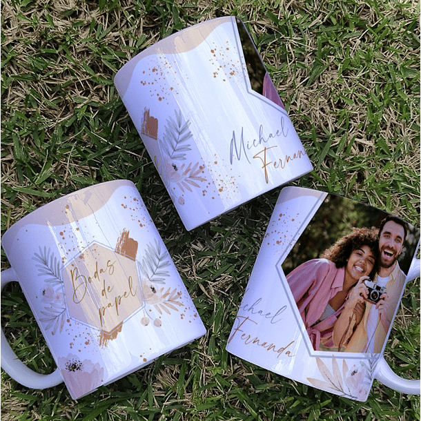 9 Artes para Caneca Bodas Casamento Arquivo Editável  8