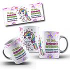10 Artes para Caneca Unicornio Debochado Arquivo em Jpg 3