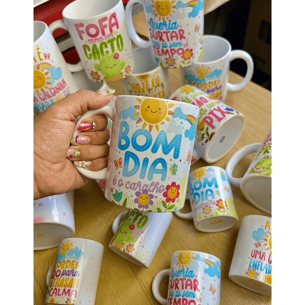 15 Artes para Caneca Frases Vibes Vol.4 Arquivo em Png 2