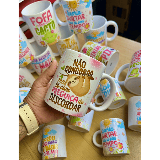 15 Artes para Caneca Frases Vibes Vol.4 Arquivo em Png 5