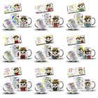 30 Artes para Caneca Vaquinhas Profissões Arquivo editável 5