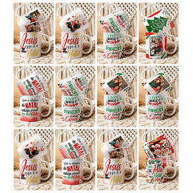 22 Artes para Caneca Natal 2.5 Fé Arquivo em Png