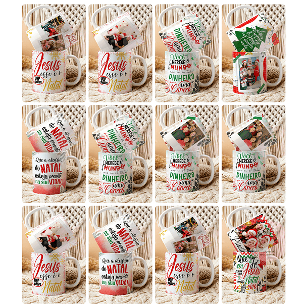 22 Artes para Caneca Natal 2.5 Fé Arquivo em Png 1