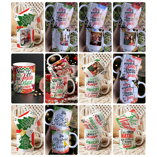 22 Artes para Caneca Natal 2.5 Fé Arquivo em Png 2