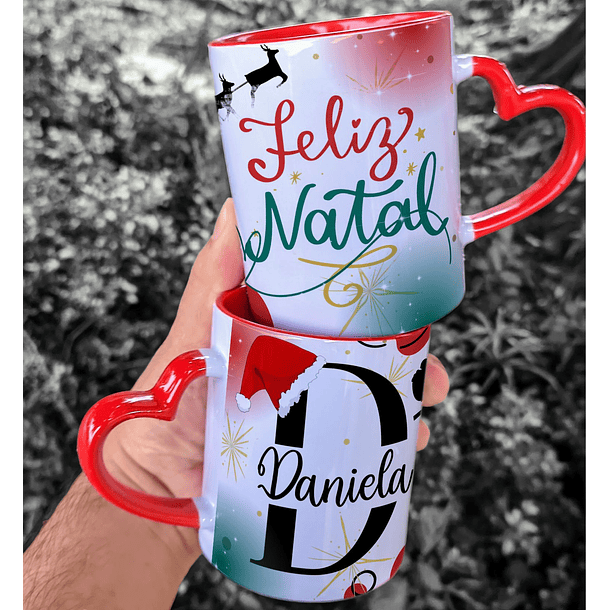 59 Artes para Caneca Camisa e Azulejo Alfabeto Natalino Natal Arquivo Editável  1