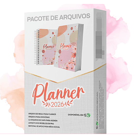 Arquivo Agenda Planner 2026 Editável 