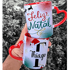 59 Artes para Caneca Camisa e Azulejo Alfabeto Natalino Natal Arquivo Editável  2