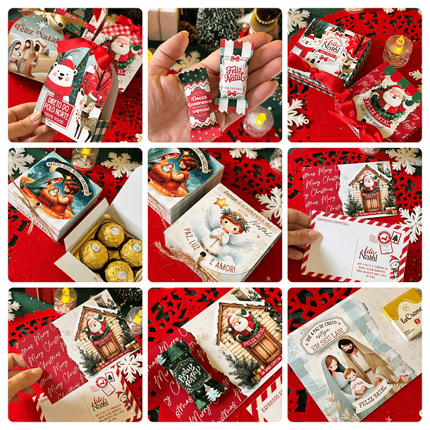 Arquivos Mimos Natal Completo Papai Noel Arquivo em Png 4