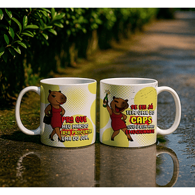 Artes Caneca pra que meu marido iria procurar uma do job se ele já tem uma do Caps que é bem mais emocionante Arquivo Editável