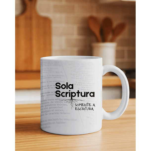 Artes Caneca Reforma Protestante Somente a Escritura Arquivo em Jpg 