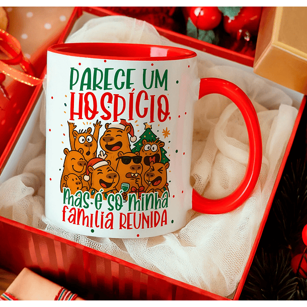 12 Artes para Caneca Capivara Natalina Arquivo Editável  5