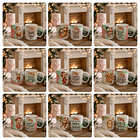 40 Artes para Caneca Toalhinha Bolsa e Azulejo Natal De Amor Papai Noel Arquivo editável em Pdf 1