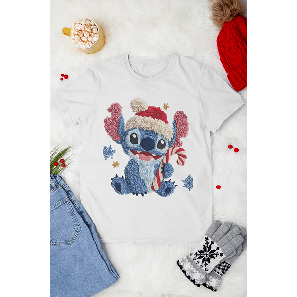 48 Artes para Camisa Natal com Efeito Bordado Arquivo em Png 1