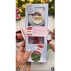 Arquivo Caixa Pompom Natal Arquivo em Pdf  2