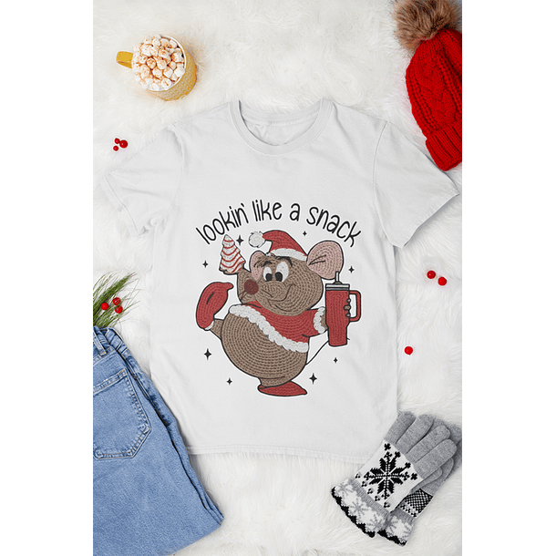 48 Artes para Camisa Natal com Efeito Bordado Arquivo em Png 4