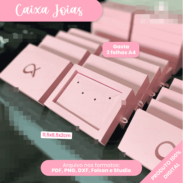 Arquivos Caixinhas Moldes para Joias e Sacolinhas Arquivo em Pdf 3