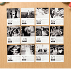 Arquivo Calendário Polaroid Ímã com Foto Arquivo em Pdf  1