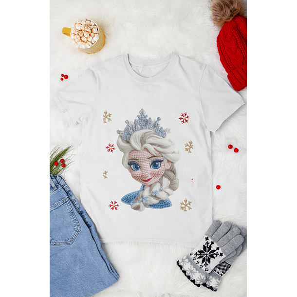 48 Artes para Camisa Natal com Efeito Bordado Arquivo em Png 13