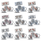 24 Artes para Caneca Beija Flor 3D Arquivo em Jpg 2