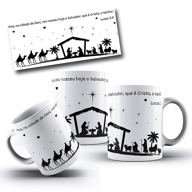 10 Artes para Caneca Natal Arquivo em Jpg  4