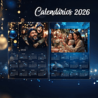 30 Artes para Calendarios Com Foto 2026 Arquivo em Png  4