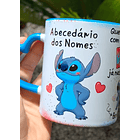 Artes para Caneca Abecedário dos Nomes Stitch de A a Z Arquivo em Png 1