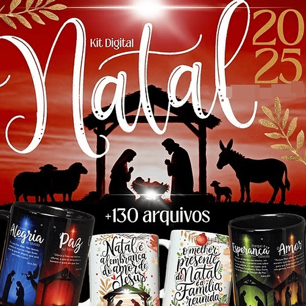 35 Artes para Caneca e Azulejo Natal Arquivo em Png 2
