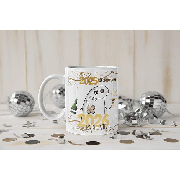 25 Artes Caneca Ano Novo Calendário 2026 Arquivo Editável  1