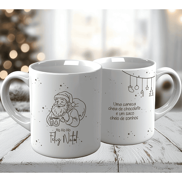 10 Artes para Caneca Natal Minimalista Arquivo em Jpg 2