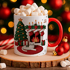20 Artes para Caneca Natal 3d Linhas Natal Arquivo em Jpg  2