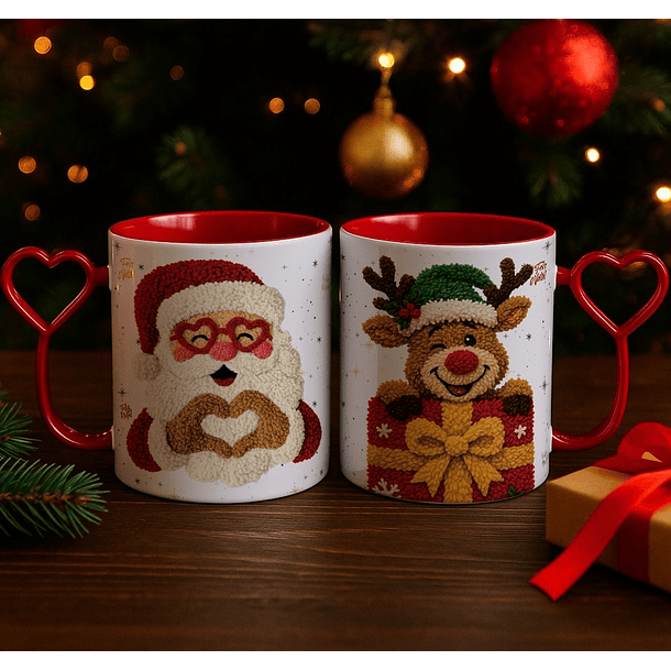 20 Artes para Caneca Natal 3d Linhas Natal Arquivo em Jpg  3