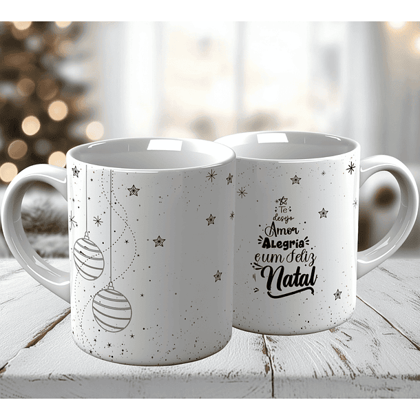 10 Artes para Caneca Natal Minimalista Arquivo em Jpg 4