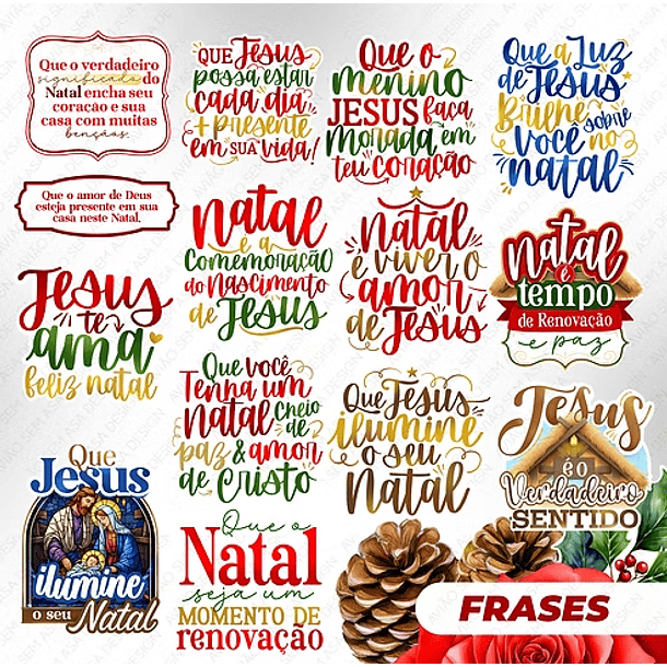 21 Artes para Caneca e Azulejo Natal de Jesus Arquivo em Png   2