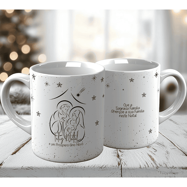 10 Artes para Caneca Natal Minimalista Arquivo em Jpg 6
