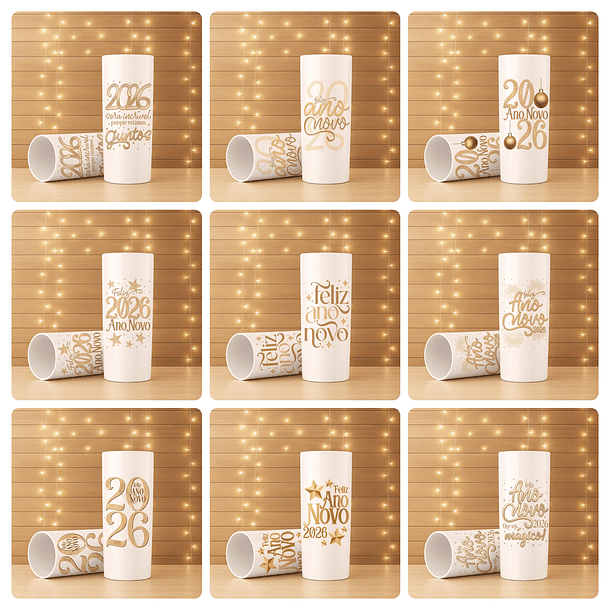 168 Artes para Camisa, Caneca, Body, Copo e Capa agenda Ano novo 2026 Arquivo Editável e Jpg 3