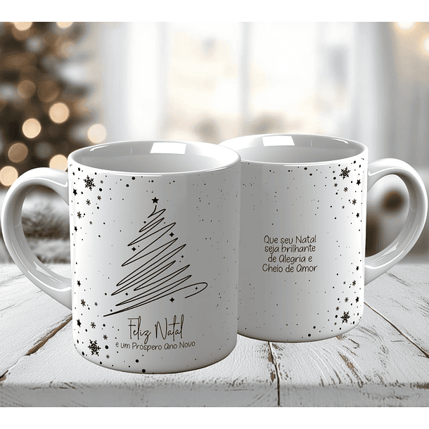 10 Artes para Caneca Natal Minimalista Arquivo em Jpg 8