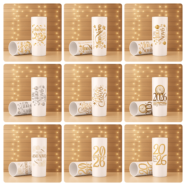 168 Artes para Camisa, Caneca, Body, Copo e Capa agenda Ano novo 2026 Arquivo Editável e Jpg 5