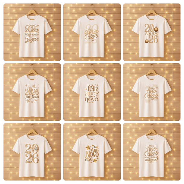 168 Artes para Camisa, Caneca, Body, Copo e Capa agenda Ano novo 2026 Arquivo Editável e Jpg 6