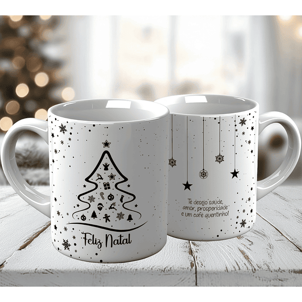 10 Artes para Caneca Natal Minimalista Arquivo em Jpg 10
